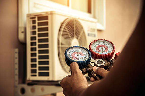 Professional Hvac technician working in Quakertown, PA